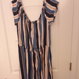 off shoulder dress with short